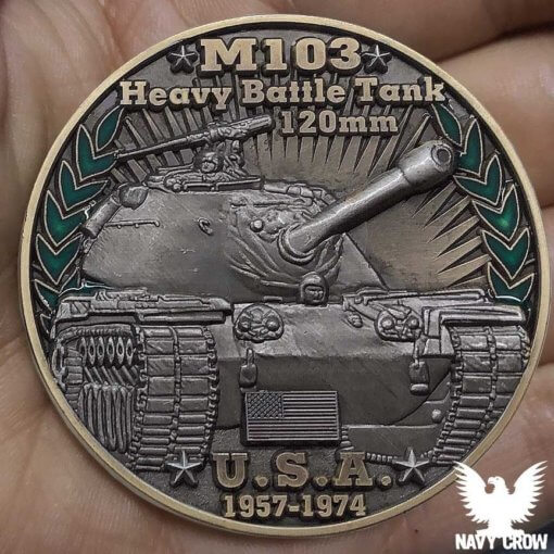 M103 MBT USA Cold War Combatants Challenge Coin