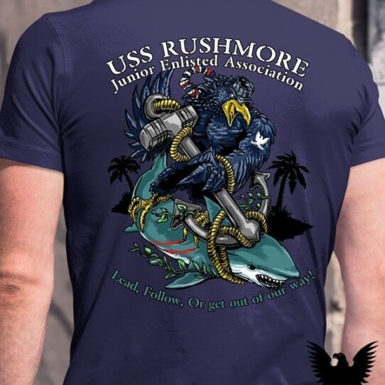 USS Rushmore LSD-47 JEA Custom US Navy T-Shirt