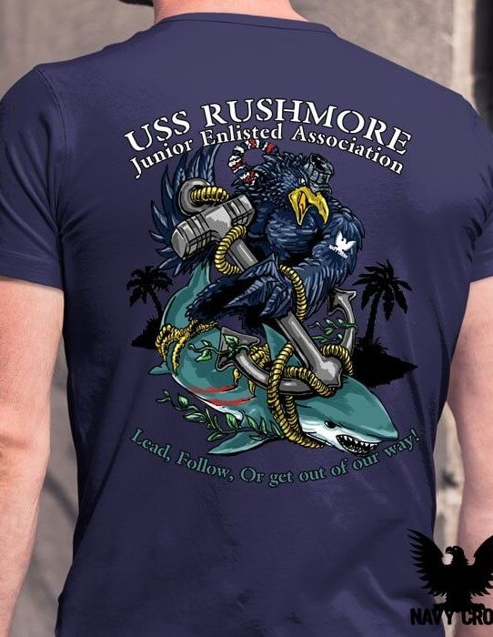 USS Rushmore LSD-47 JEA Custom US Navy T-Shirt