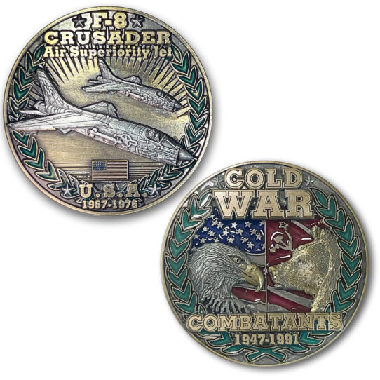 Vought-F-8-Crusader-USA-Cold-War-Combatants-Coin