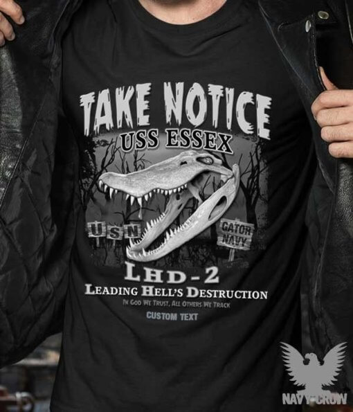 USS Essex LHD-2 Gator Navy Shirt