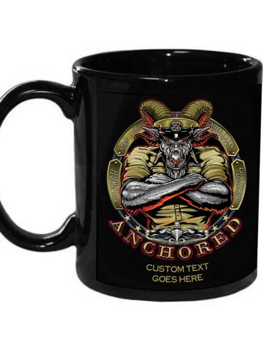 Navy Chief Surface Warfare Personalized 15 Ounce Coffee Mug