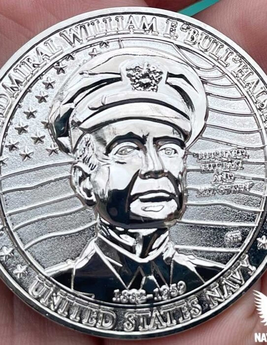 Admiral Bull Halsey Great American Heroes Sterling Silver Clad Coin