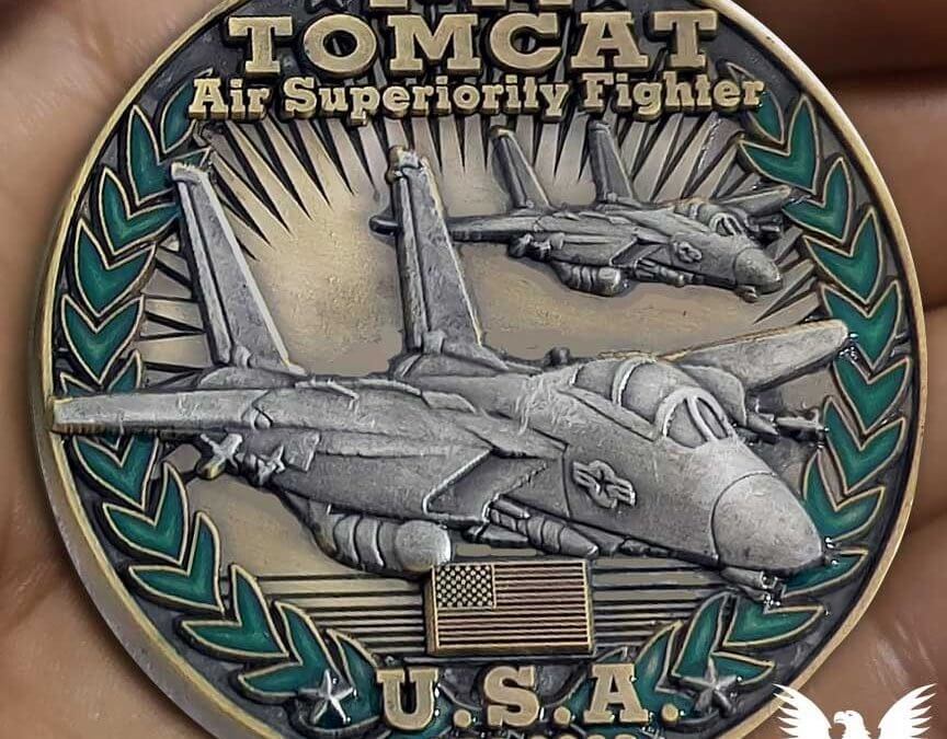 F-14 Tomcat USA Cold War Combatants Challenge Coin