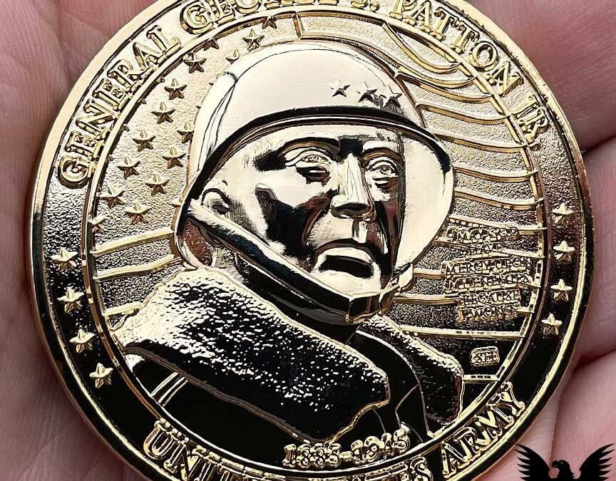 General George S Patton Great American Heroes Gold Clad Coin