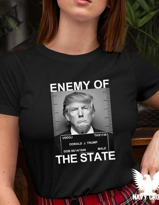 Trump - Enemy of the State Mug Shot Women's Shirt