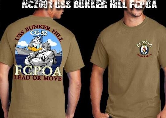 USS Bunker Hill CG-52 FCPOA US Navy Shirt