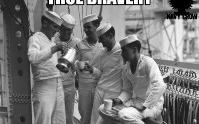 True Bravery is Drinking Coffee in Your Dress Whites