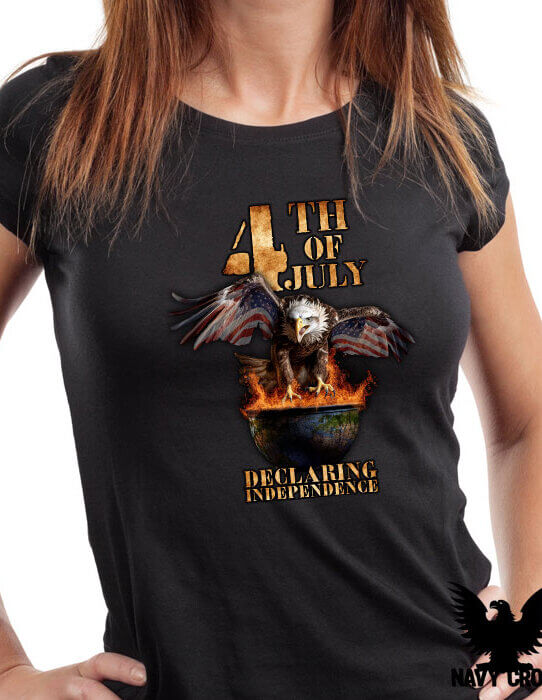 4th Of July Declaration Of Independence Ladies Shirt
