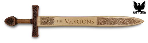 Celtic Family is Forever US Navy Custom Wooden Sword