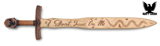 Don't Tread on Me US Navy Custom Wooden Sword