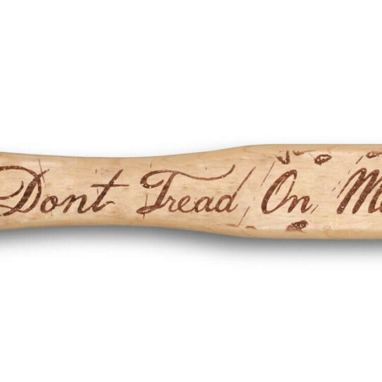 Don't Tread on Me US Navy Custom Wooden Sword