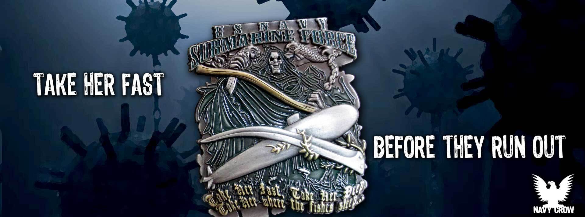 Submarine  Force Grim Reaper Coin