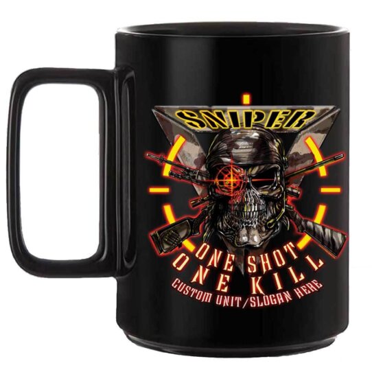 Sniper-One-Shot-One-Kill-Red-Black-15oz-Coffee-Mug