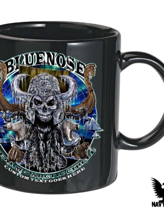 Bluenose Realm of the Arctic Circle Veteran 15 oz Black Coffee Mug