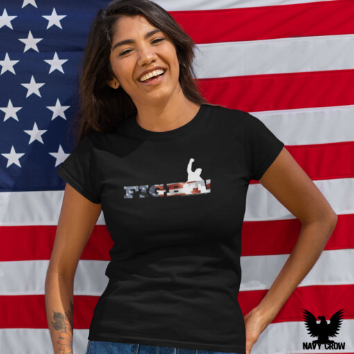 Donald-J-Trump-FIGHT-Womens-Shirt Black