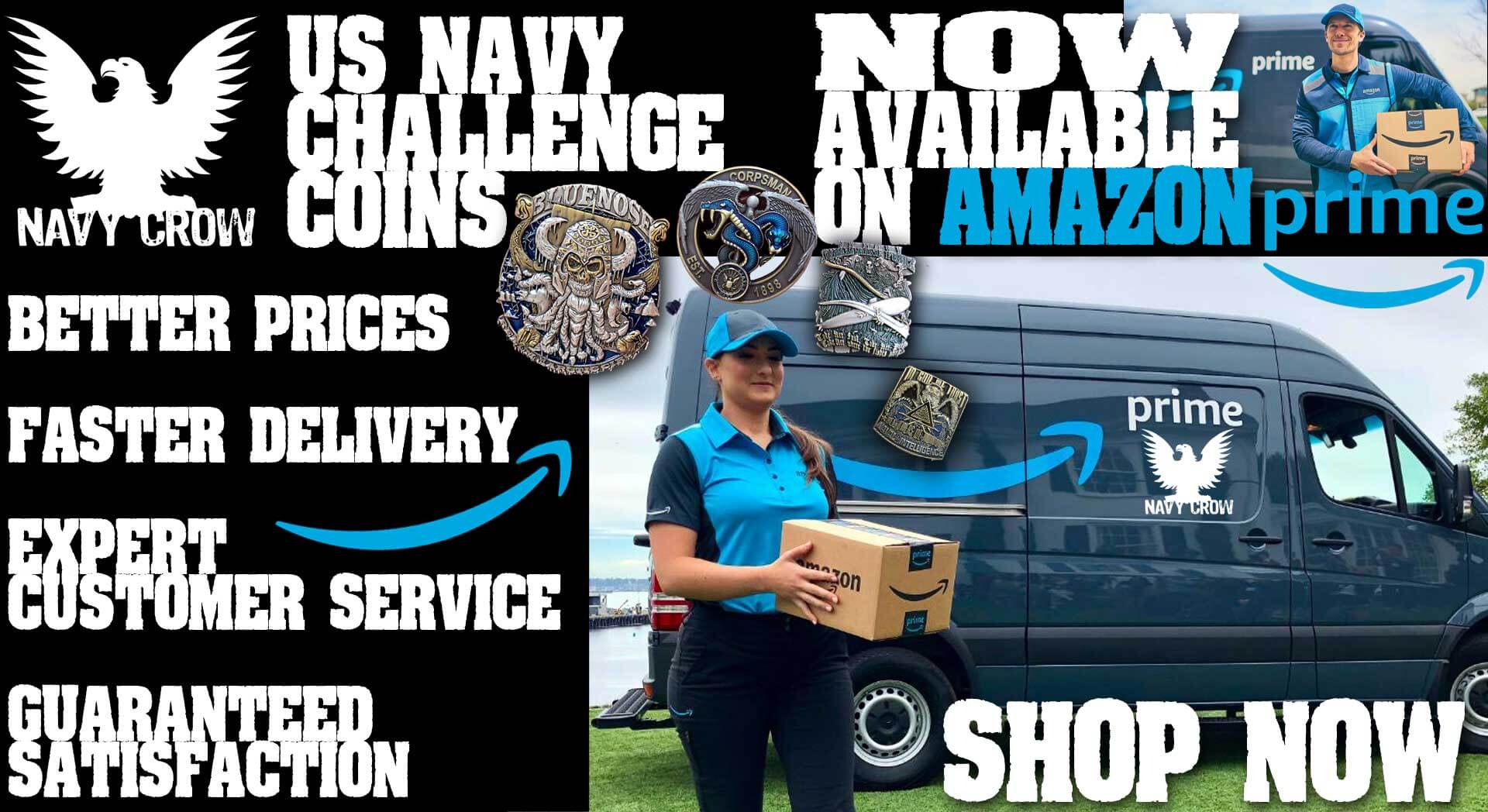 Navy Crow on Amazon