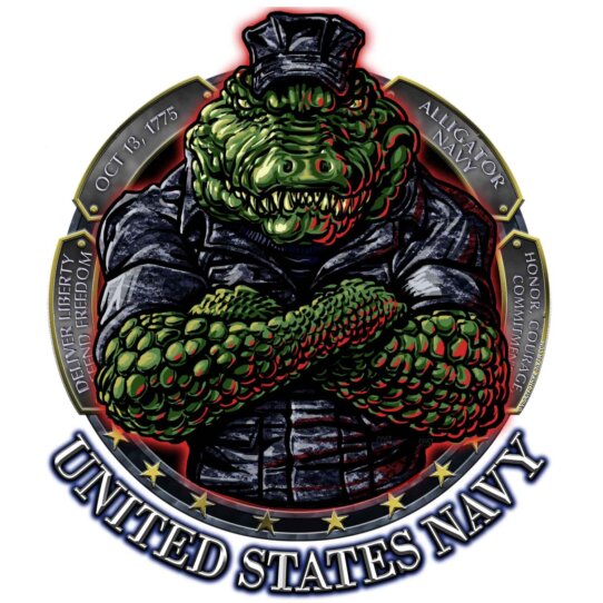 Gator-Navy-Decal