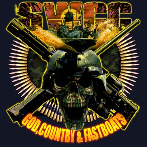 SWCC God Country Fastboats Navy Military Veteran 3-18 Inch Custom Decal Sticker