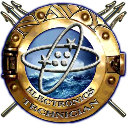 Navy Electronics Technician Rate Porthole Navy Veteran Decal Sticker