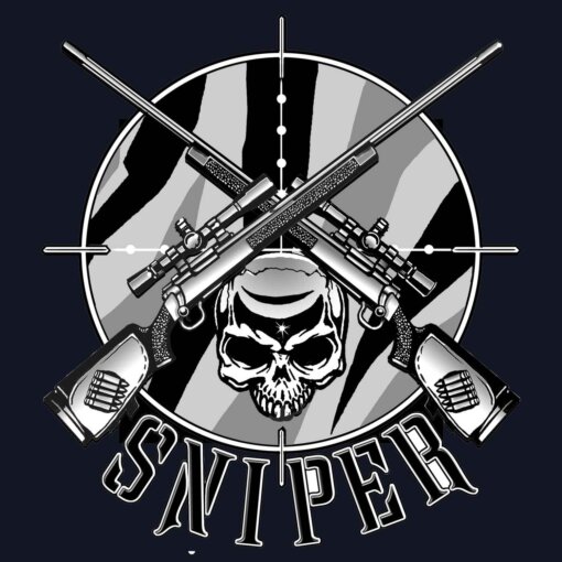 Sniper Reticule Crosshairs Veteran 3-18 Inch Custom Decal Sticker