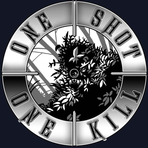 Sniper One Shot One Kill Navy Veteran 3-18 Inch Custom Decal Sticker