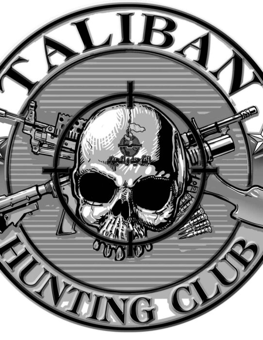 Taliban Hunting Club Veteran 3-18 Inch Custom Decal Sticker