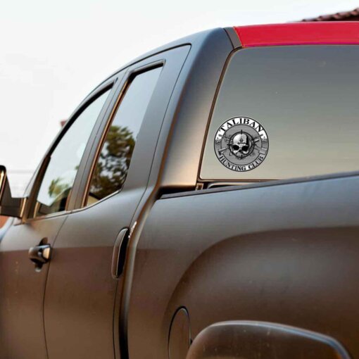 Taliban Hunting Club Veteran 3-18 Inch Custom Decal Sticker