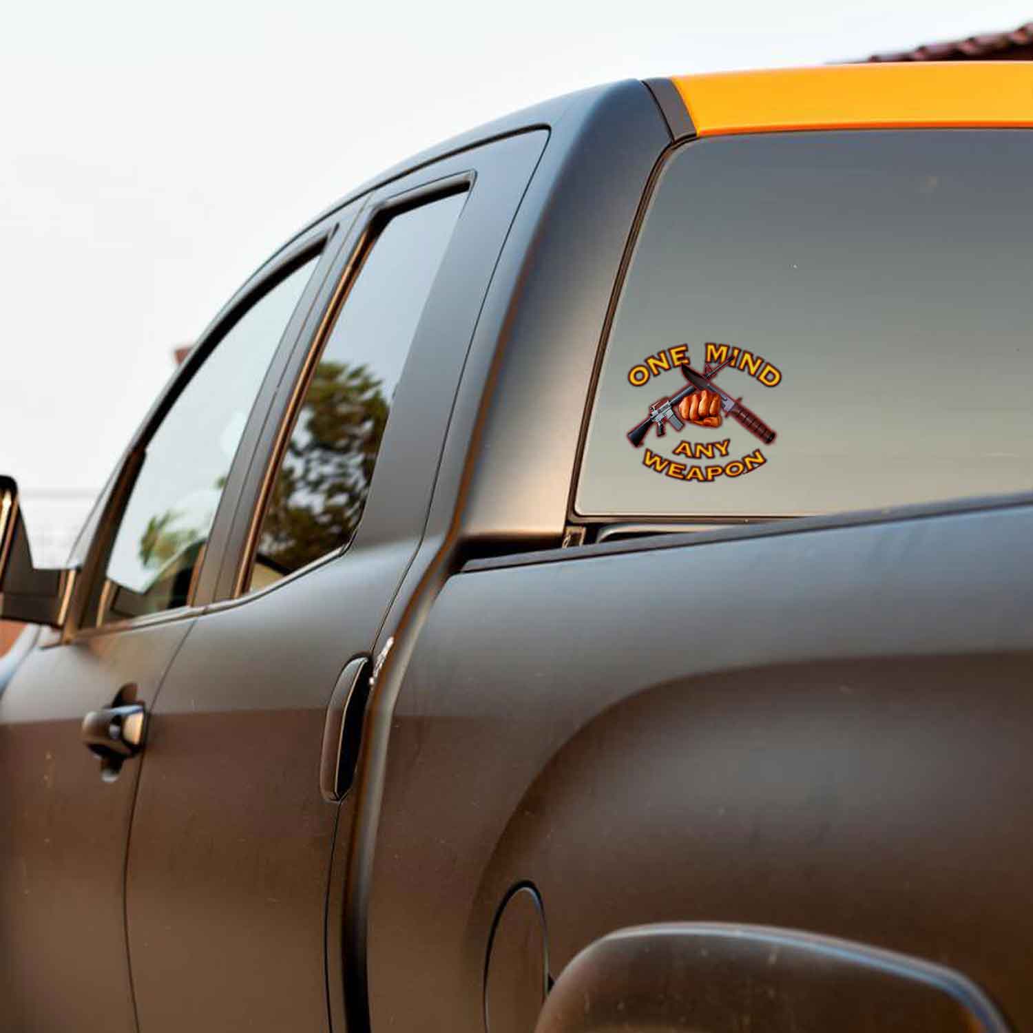 One Mind Any Weapon Veteran 3-18 Inch Custom Decal Sticker