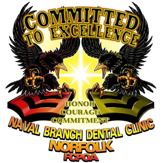 ATG San Diego FCPOA Leadership At Its Best Honor Courage Commitment Navy Veteran Decal Sticker