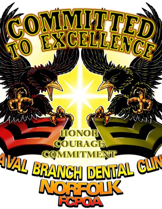 ATG San Diego FCPOA Leadership At Its Best Honor Courage Commitment Navy Veteran Decal Sticker