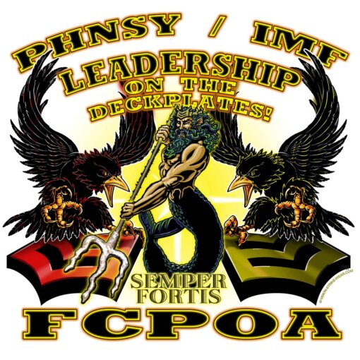 Shop 67 M LPO FCPOA Leadership At Its Best Semper Fortis Navy Veteran 3-18 Inch Custom Decal Sticker