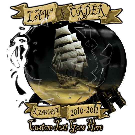 Navy Mobilization Unit Law and Order Navy Veteran 3-18 Inch Custom Decal Sticker