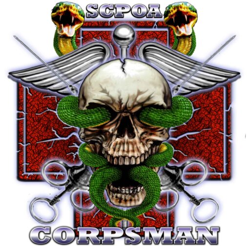 NHBC Mayport SCPOA Corpsman Navy Veteran 3-18 Inch Custom Decal Sticker