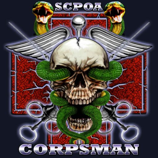 NHBC Mayport SCPOA Corpsman Navy Veteran 3-18 Inch Custom Decal Sticker