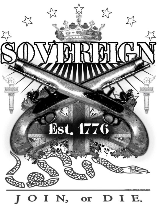 Sovereign American Join Now or Die Patriot Veteran 3-18 Inch Custom Decal Sticker