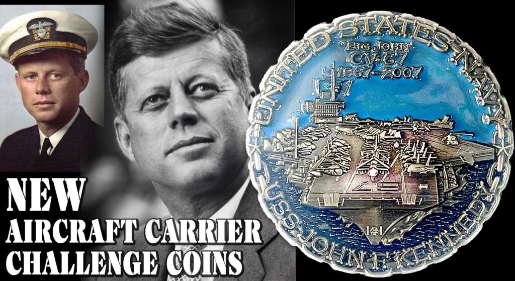 Aircraft-Carrier-Coins -CVN-067 John F Kennedy