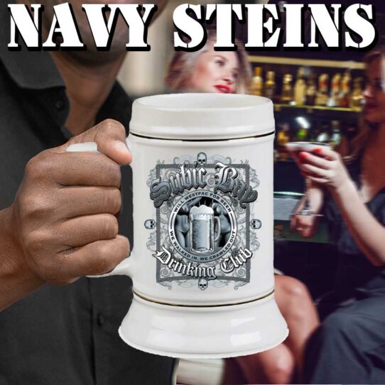 US Navy 28 oz Ceramic Custom Steins