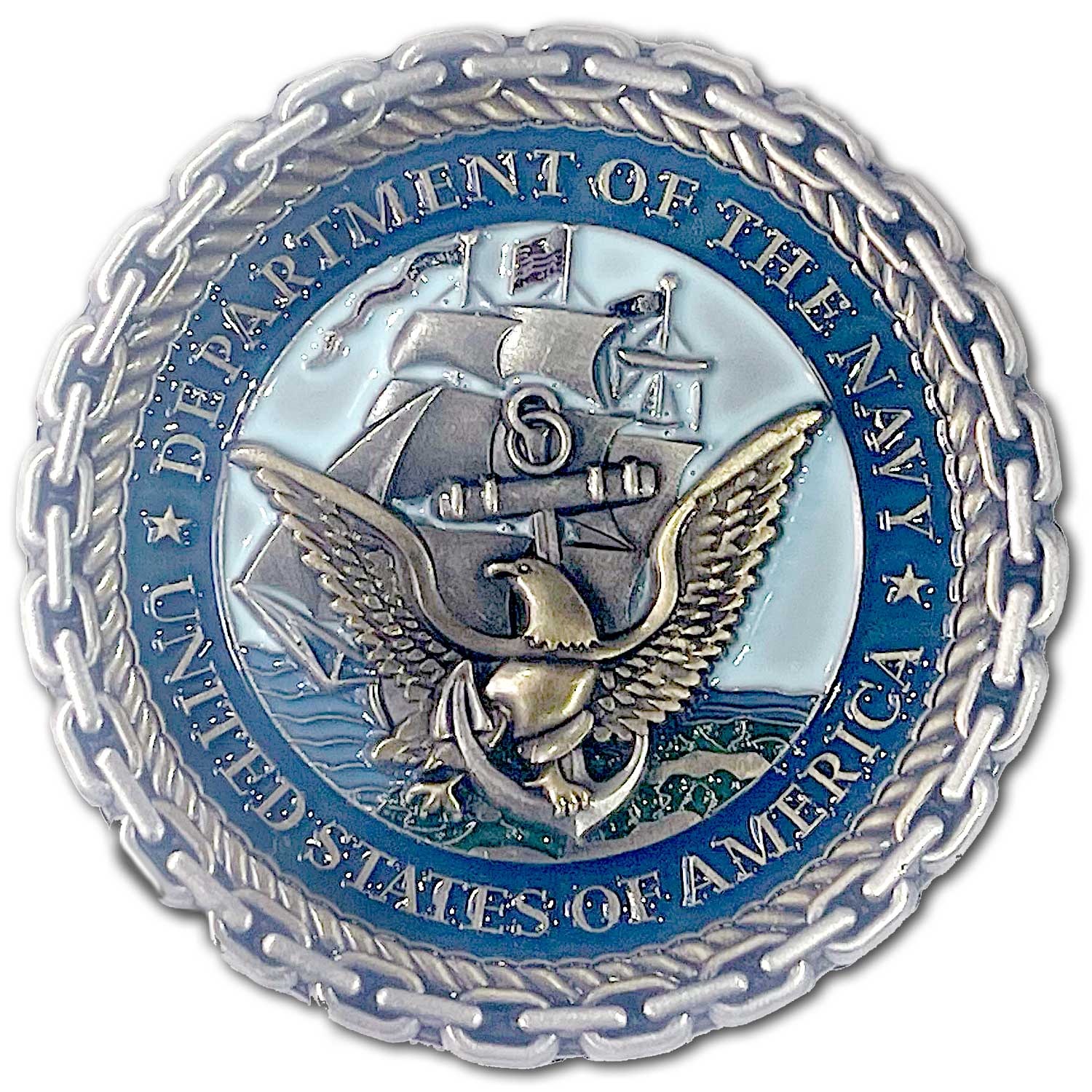 US Navy CVN-65 Enterprise Aircraft Carrier Collectible Challenge Coin
