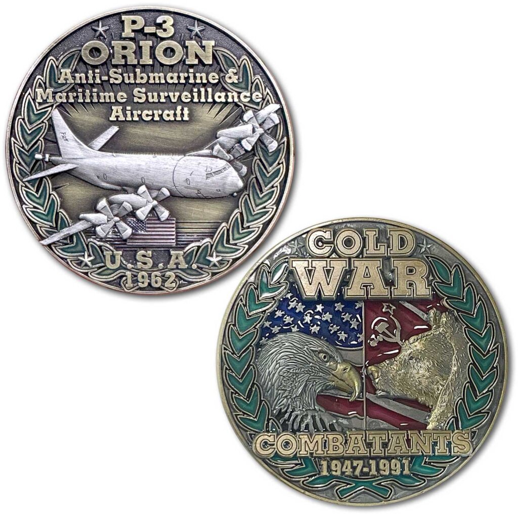 P-3 Orion USA Cold War Combatants Challenge Coins