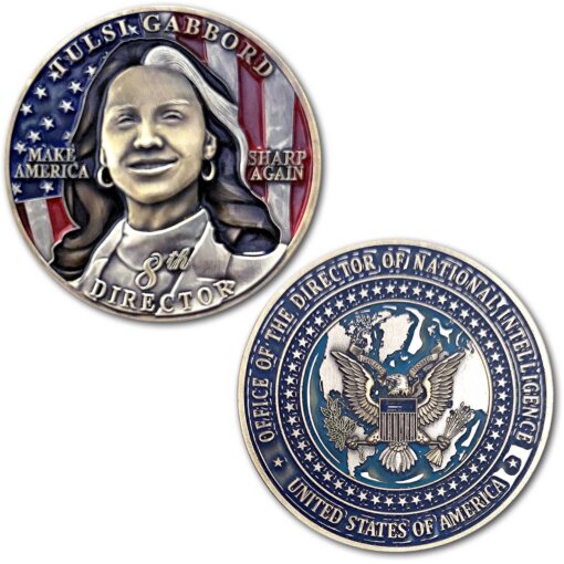 Tulsi Gabbard 8th Director National Intelligence Challenge Coin