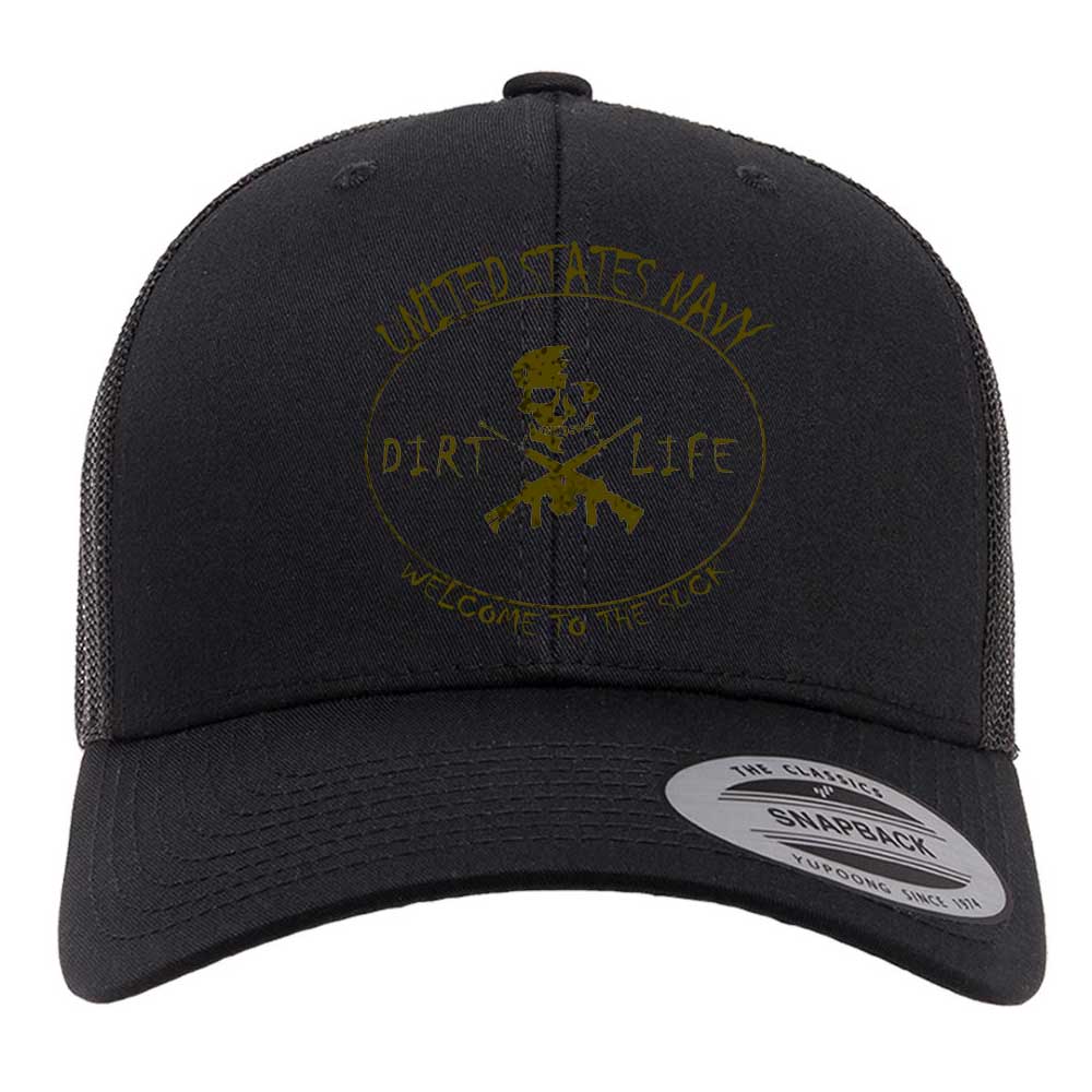 Navy-Dirt-Life-Trucker-Hat