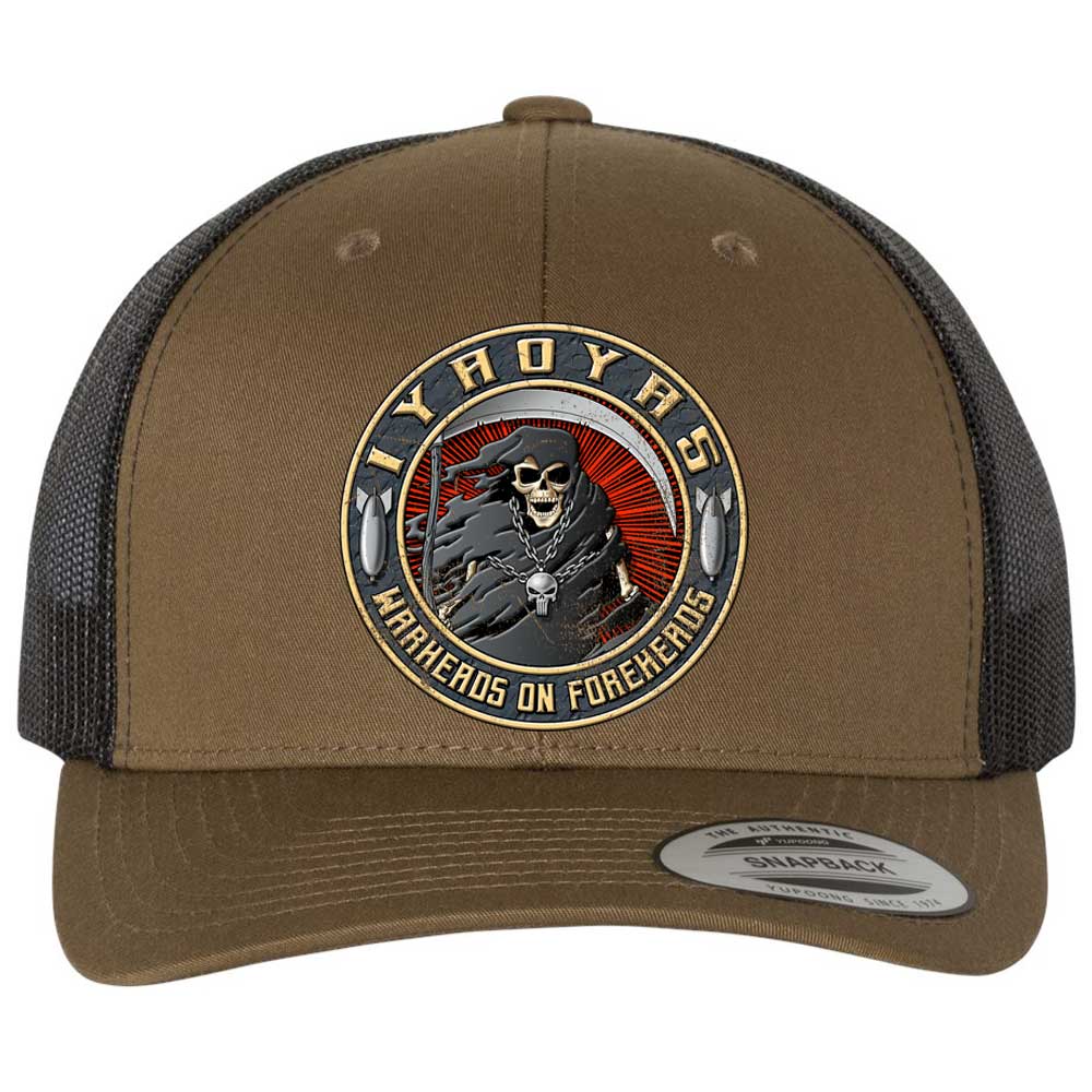 Navy-IYAOYAS-Warheads-on-Foreheads-Trucker-Hat