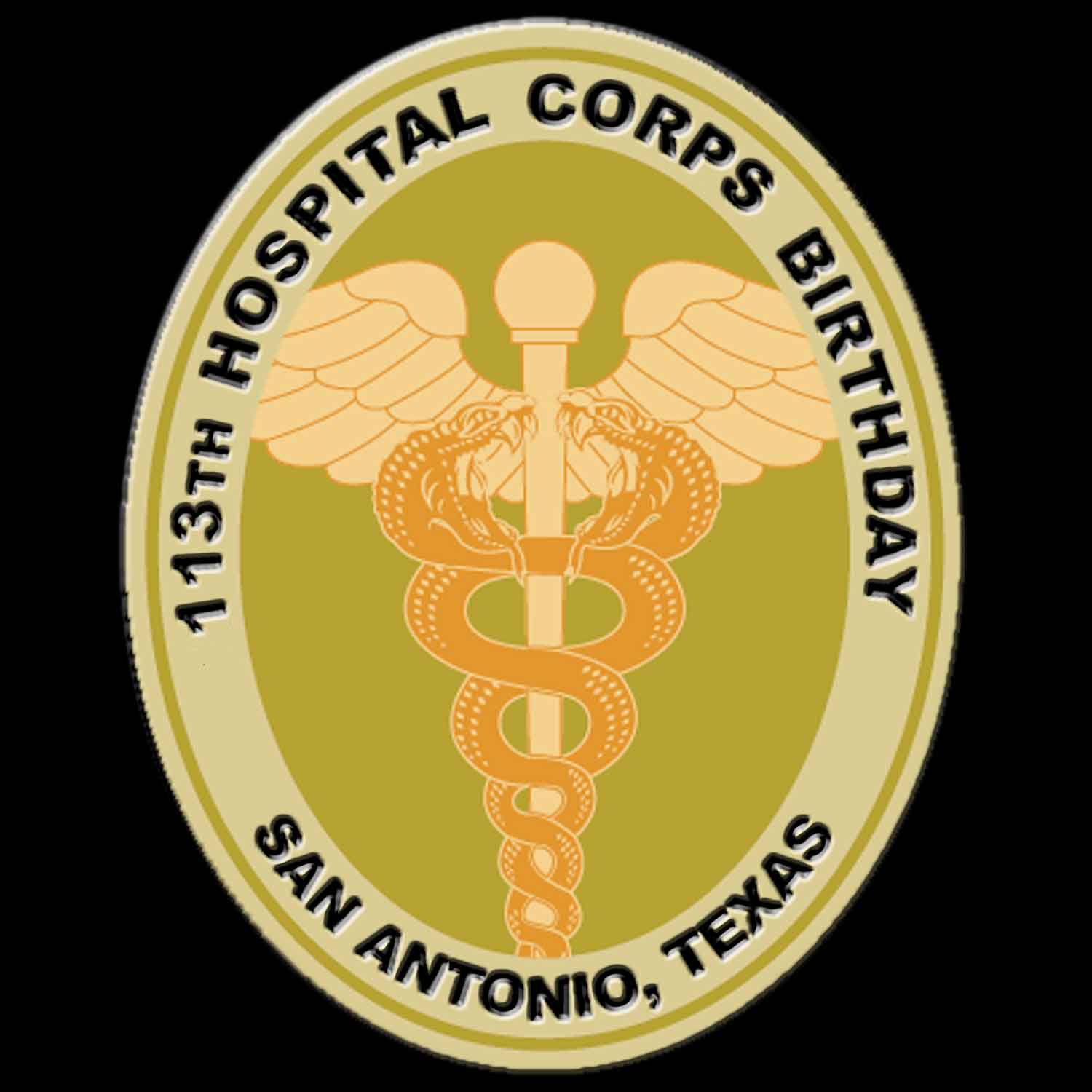 113th Hospital Corps Birthday San Antonio Texas Navy Veteran 3-18 Inch Custom Decal Sticker Details Black