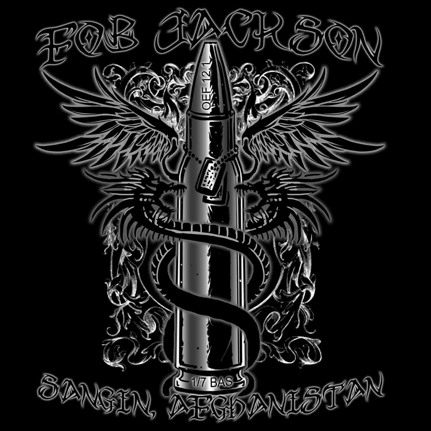 Corpsman Tribal High Caliber US Navy Veteran Custom Men's Shirt - Image 3