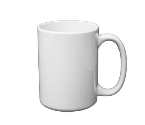 Coffee Mug White Back