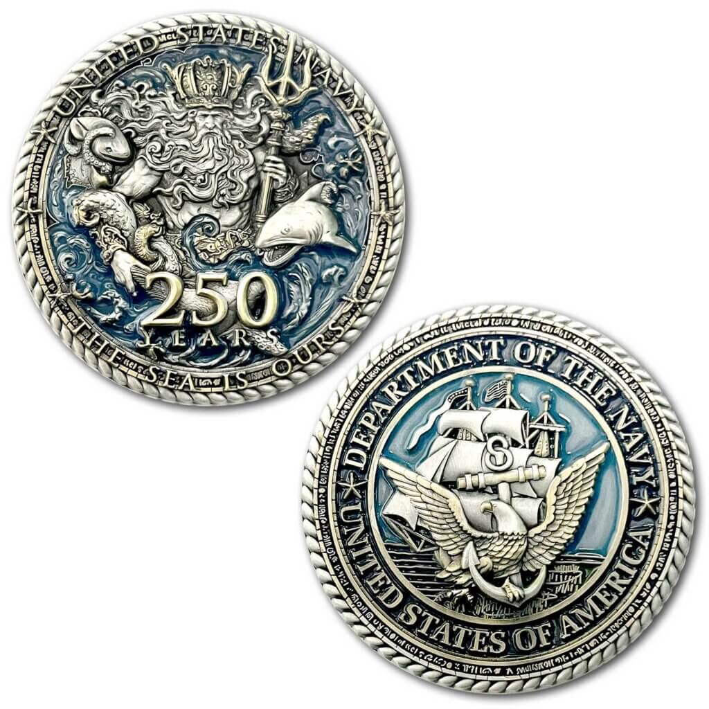 US Navy 250th Anniversary Birthday King Neptune Veteran