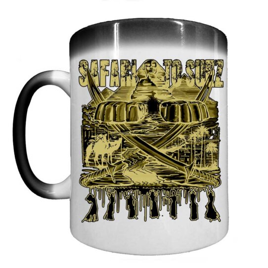 Safari To Suez Navy Veteran Heat Activated 15 oz Ceramic Custom Coffee Mug