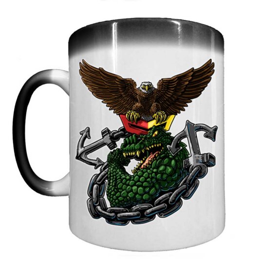 Gator Navy SCPOA Navy Veteran Heat Activated 15 oz Ceramic Custom Coffee Mug