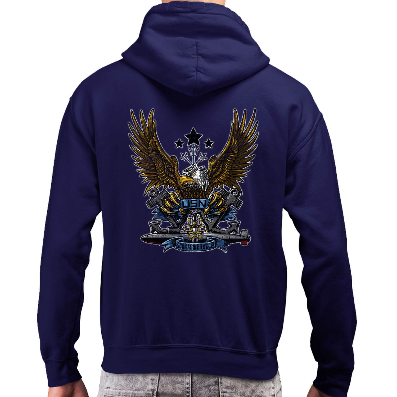 Submarine Warfare Dixie Cup American Eagle SSBN US Navy Veteran Custom Hoodie